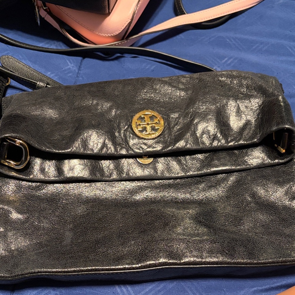 Tory Burch Black Leather Crossbody Bag